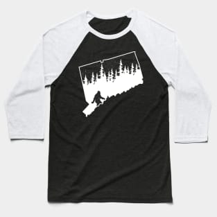 Connecticut Bigfoot Gift Baseball T-Shirt
